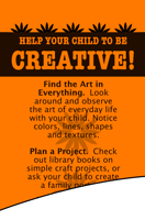 Help be Creative Bookmark