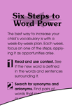 Six Steps Word Power Bookmark