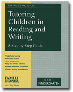 Tutoring Reading Writing 1 BookCover